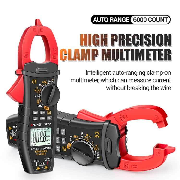 ANENG ST191 Multifunctional AC Clamp Digital Meter, ST192 600A DC Current, ST193 Intelligent Automatic