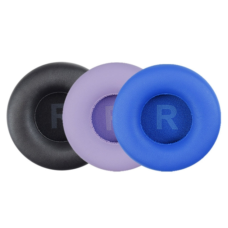 1 Pair Protein Leather Sponge Earpad For JBL T450 / Tune 600 / T500BT, Black, Light Purple, Sea Blue