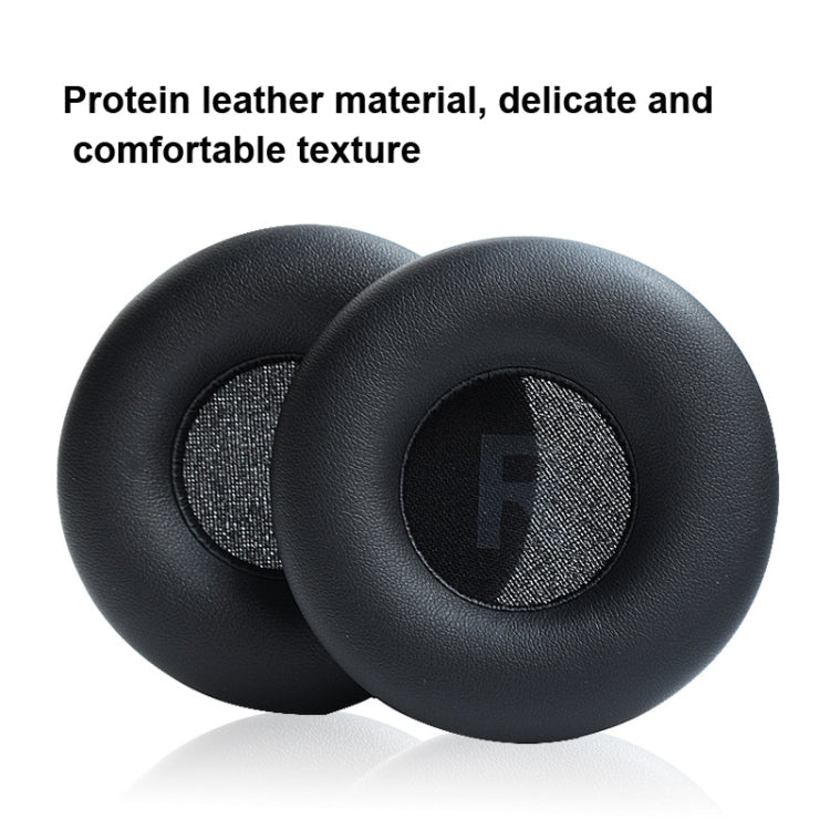 1 Pair Protein Leather Sponge Earpad For JBL T450 / Tune 600 / T500BT, Black, Light Purple, Sea Blue