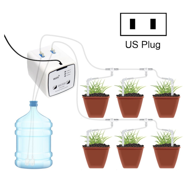 WD-01ADE WIFI Gardening Drip Irrigation Controller, Double Pump 15 Pots, Double Pump 20 Pots