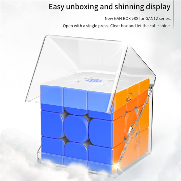 GAN12 Competition Practice Third-Order Magnetic Magic Cube Puzzle Toy, Style:, UV Version, Primary Color Version