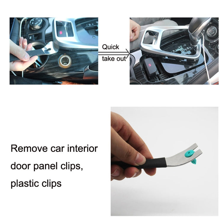 Car Stainless Ateel Audio Navigation Door Panel Crowbar, 2 PCS Stainless Steel