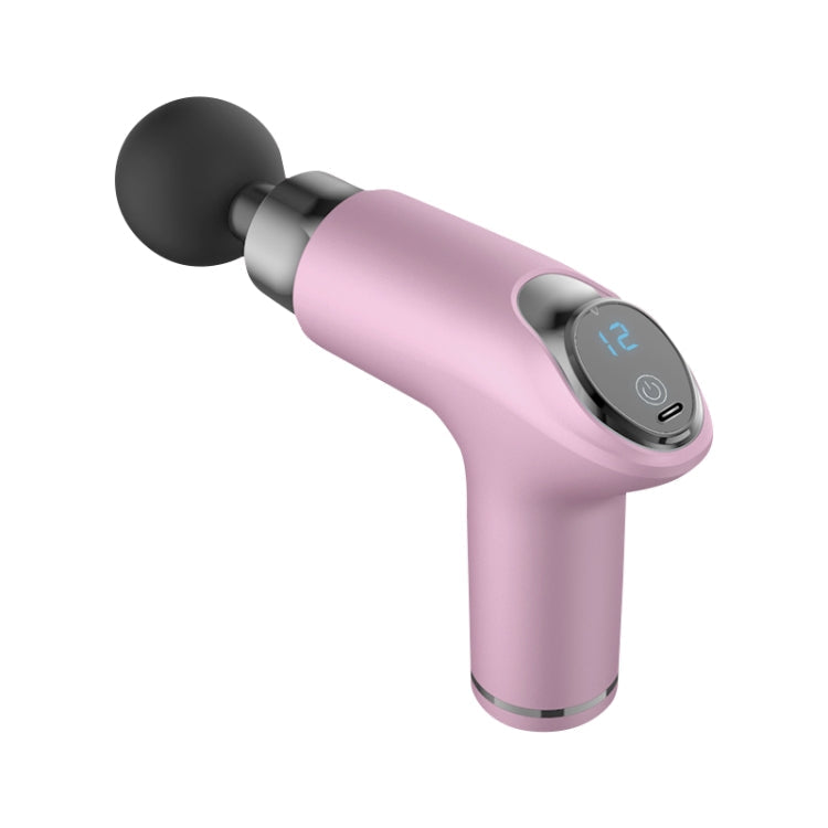 PS818 Variable Speed Vibrating Mini Muscle Fascia Relax Massager, 12 Gear (Gray), 12 Gear (Green), 12 Gear (Pink)