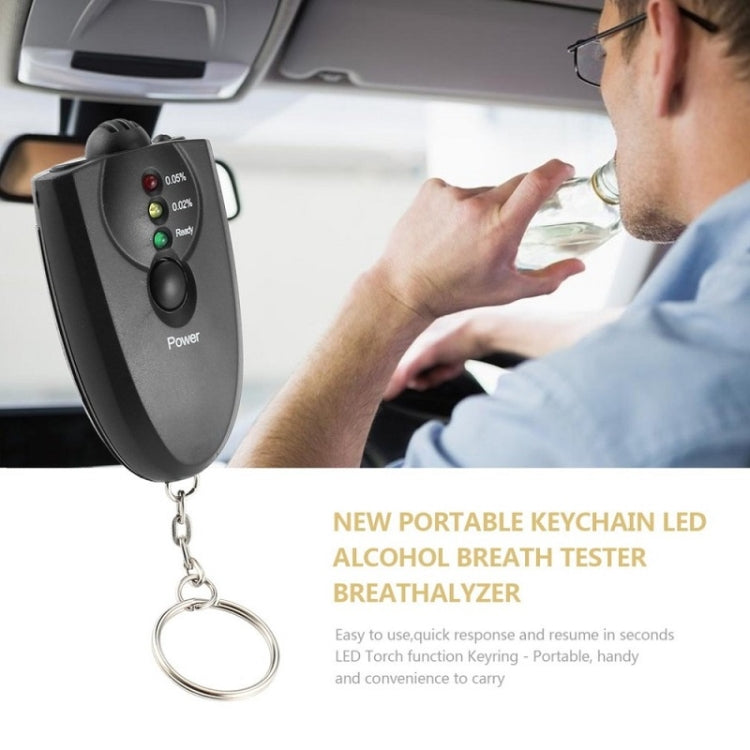 Car Portable Mini LED Air Blow Alcohol Tester, LED Air Blow