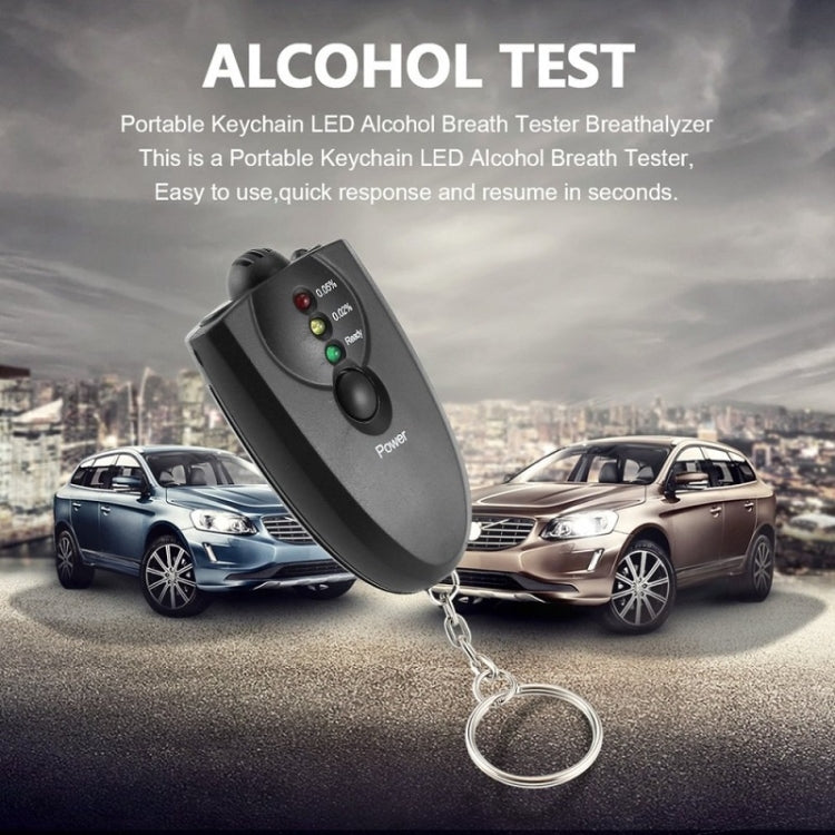 Car Portable Mini LED Air Blow Alcohol Tester, LED Air Blow