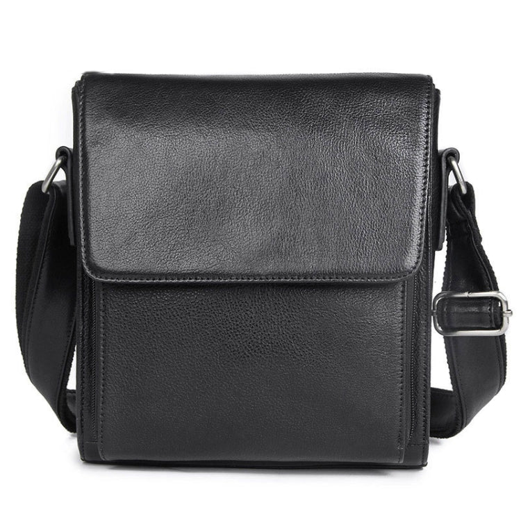 Vintage Crazy Horse Leather Men Shoulder Bag Messenger Bag, Black, Brown, Dark Brown