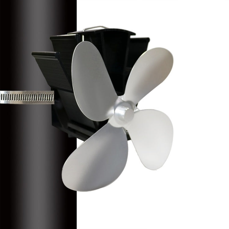 YL603 Thermodynamic Magnetless Wall Mounted Fireplace Fan, Black, Gold, Silver, Gray, Red, Bronze, Rose Red, Blue