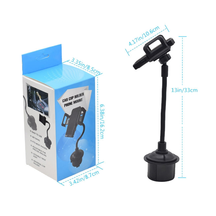 Car Inner Water Cup Holder Universal Bracket Navigation Long Hose Bracket, Navigation Long Hose Bracket