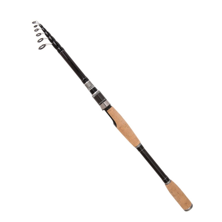 Telescopic Carbon Lure Rod Short Section Fishing Casting Rod, 2.4m, 1.8m, 3.0m