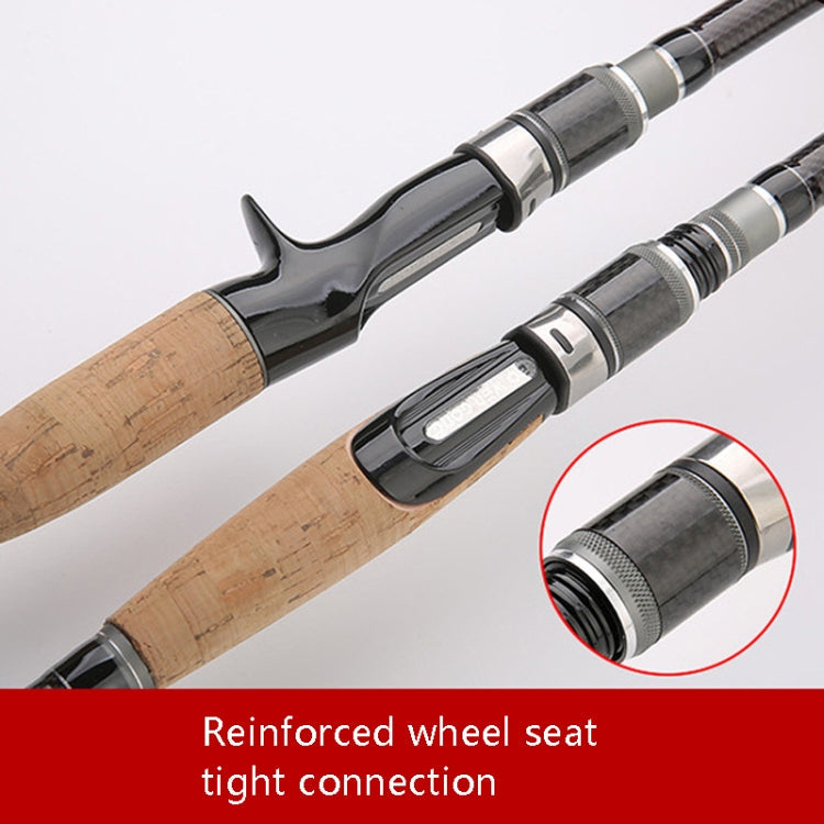 Telescopic Carbon Lure Rod Short Section Fishing Casting Rod, 2.4m, 1.8m, 3.0m