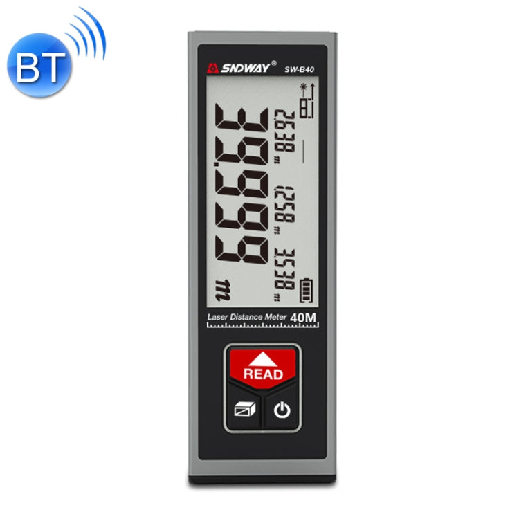 SNDWAY Laser Rangefinder Infrared Measuring Ruler, Style:, 40m Precision Version, 40m Bluetooth Version, 60m Bluetooth Version