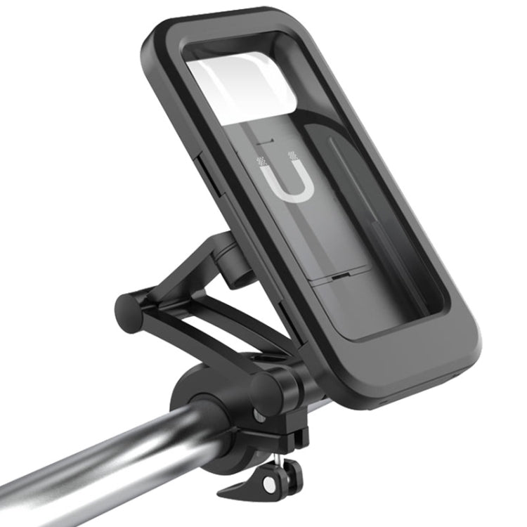 Bicycle Mobile Phone Holder Mountain Bike Waterproof Bag, Black