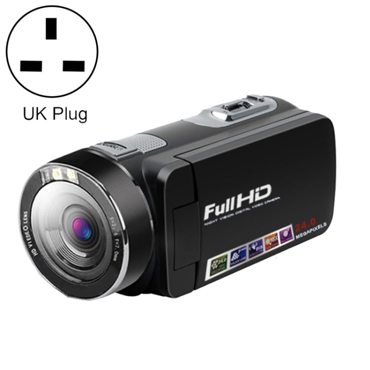 1080P 24MP Foldable Digital Camera, UK Plug
