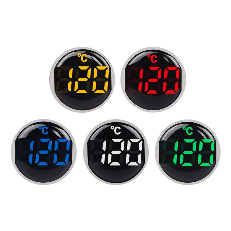 SINOTIMER -20-199 Degrees Celsius Small Temperature Display Indicator, ST16C-05 Yellow, ST16C-01 Red, ST16C-02 White, ST16C-03 Blue, ST16C-04 Green