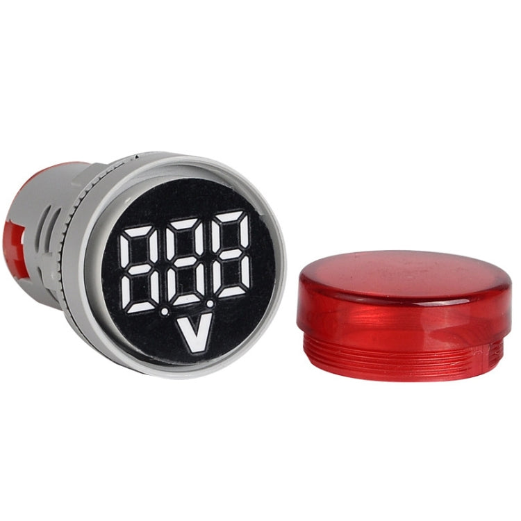 2 PCS DC Voltage Signal Indicator 22mm Round 6-100V Universal Voltmeter, 6-100V Yllow, 6-100V Red, 6-100V White, 6-100V Blue, 6-100V Green