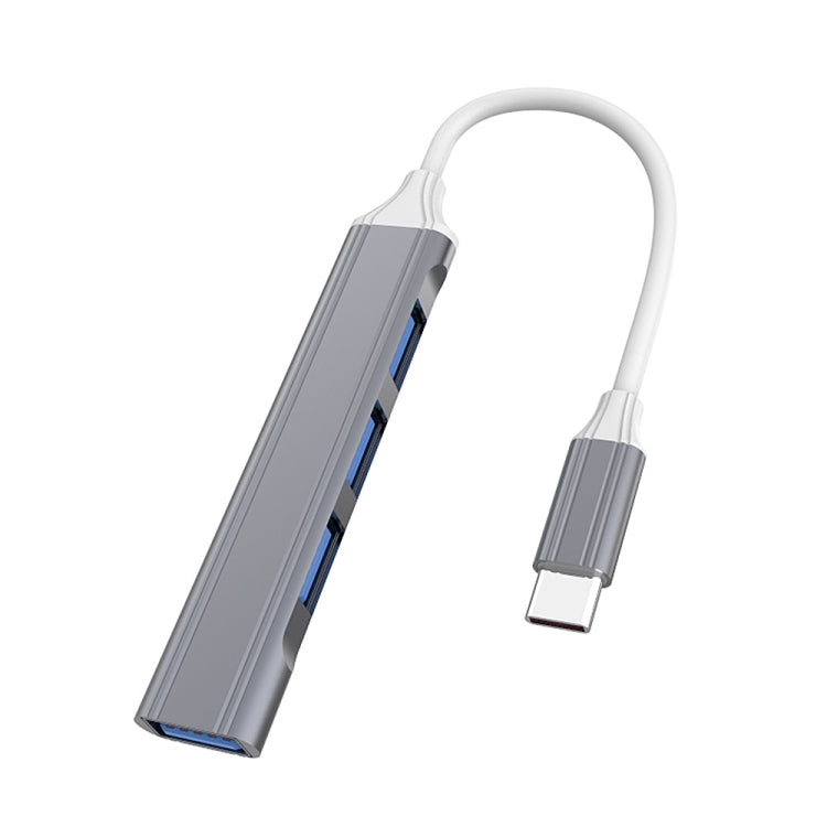 4 in 1 Mini Multifunctional Expanded Docking, Spec: Type-C/USB-C 3.0 (Silver), Type-C/USB-C 3.0 (Silver), Type-C/USB-C 3.0 (Gray), Type-C/USB-C 3.0 (Pink)