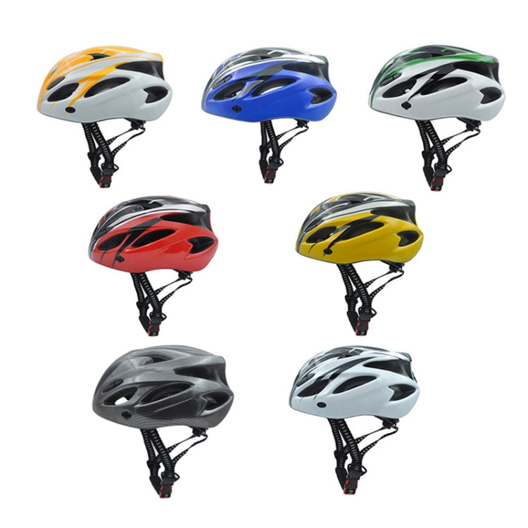 Unisex Cycling Bike One-piece Helmet, Fiber Black
