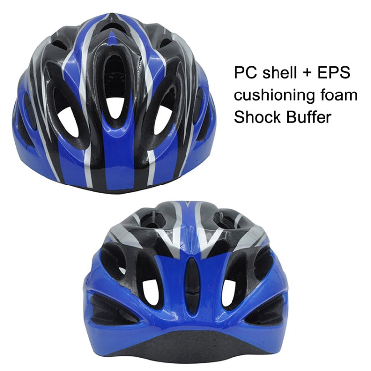 Unisex Cycling Bike One-piece Helmet, Fiber Black