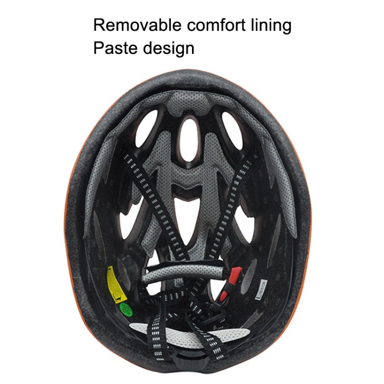 Unisex Cycling Bike One-piece Helmet, Fiber Black