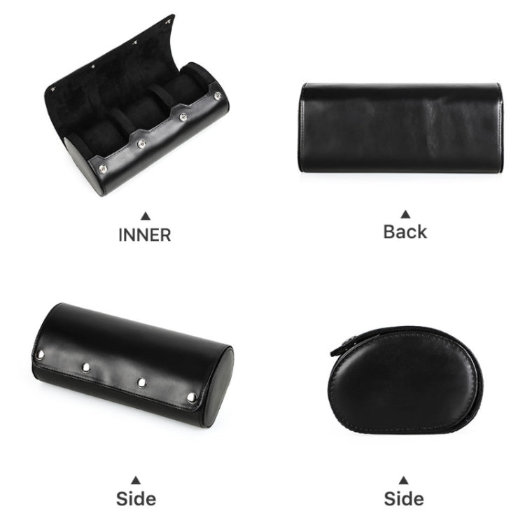 CONTACTS FAMILY Outdoor Convenient Leather Watch Storage Box, CF1135