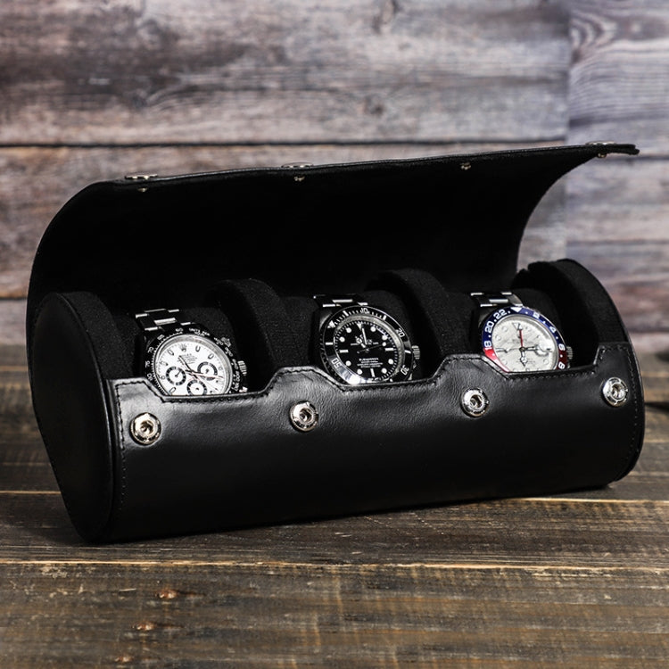 CONTACTS FAMILY Outdoor Convenient Leather Watch Storage Box, CF1135