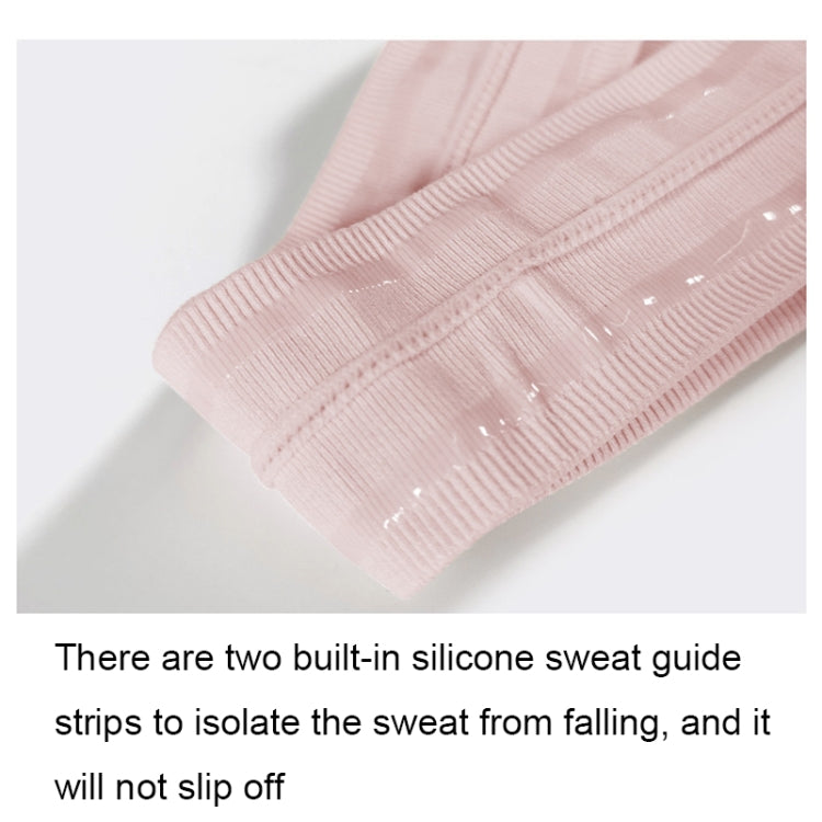 Silicone Non-slip Running Sweat-absorbent Headband, Silicone Headband (Pink), Silicone Headband (Black)