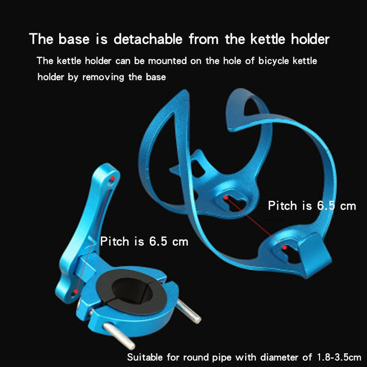 Bicycle Aluminum Alloy Kettle Frame, Black Bilateral With Base, Gold Bilateral With Base, Blue Bilateral With Base, Silver Bilateral With Base