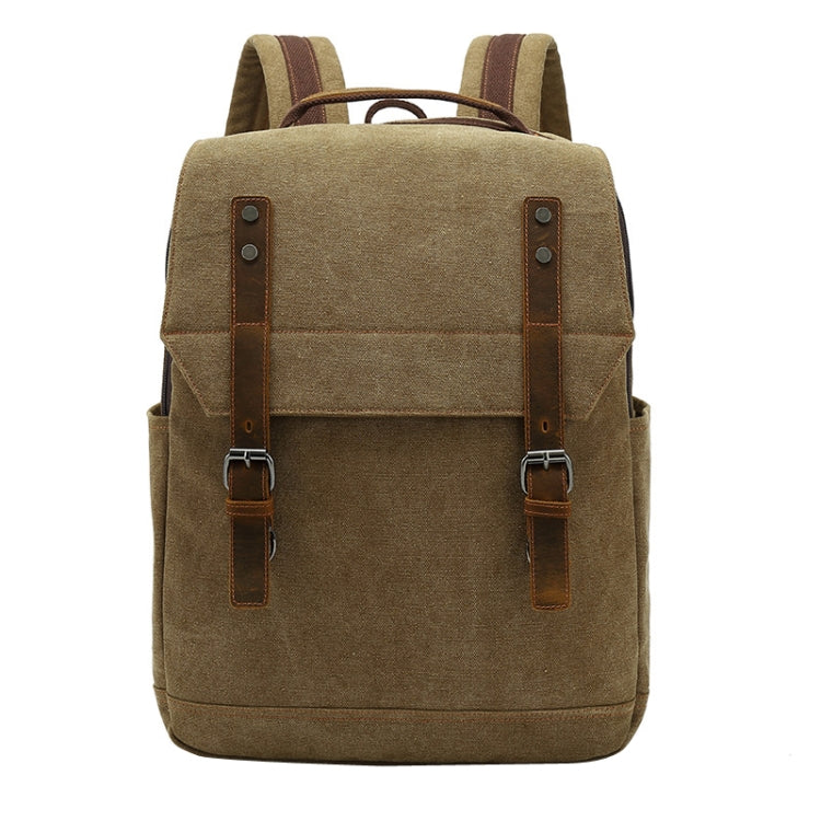 Business Large Capacity Canvas Backpack Outdoor Leisure Travel Computer Bag, Computer Bag