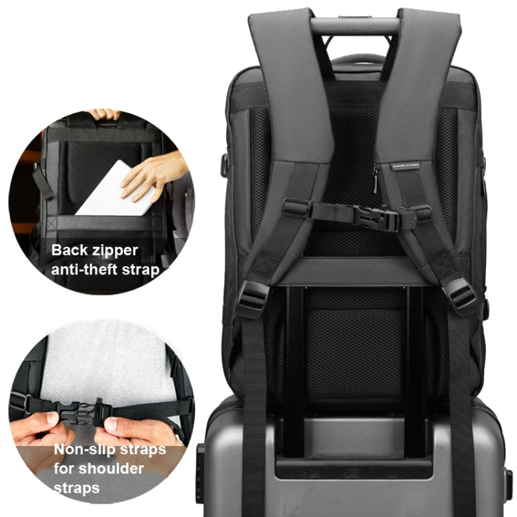 Mark Ryden 17.3 Inch Men Large Capacity Oxford Cloth Computer Backpack,Style:, Expansion Style, Raincoat Style