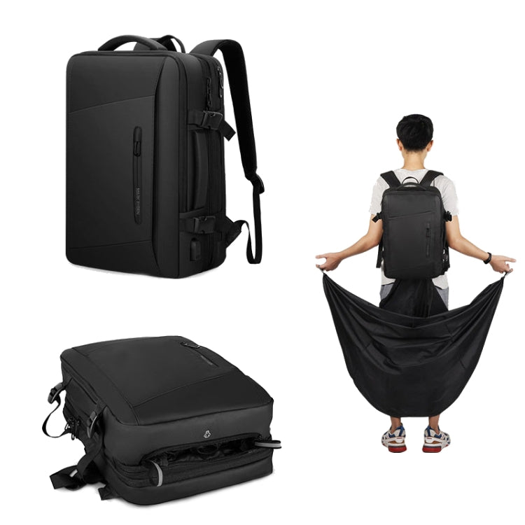 Mark Ryden 17.3 Inch Men Large Capacity Oxford Cloth Computer Backpack,Style:, Expansion Style, Raincoat Style