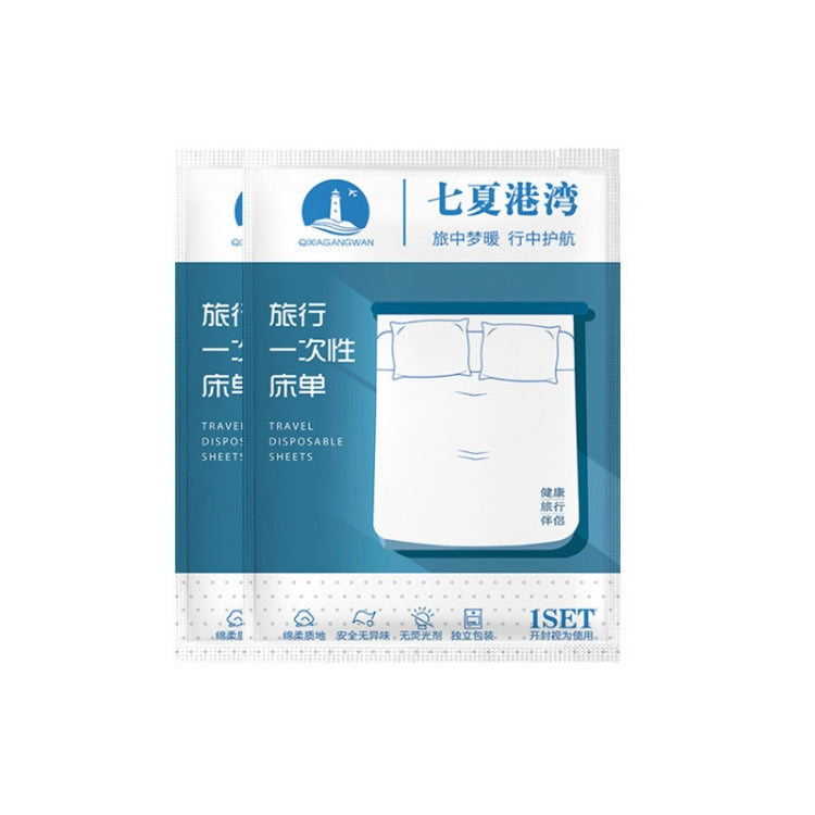 2 PCS Travel Hotel Supplies Disposable Anti-dirty Pillowcase Sheet Quilt Cover, Quilt Cover For 1 Person 190x220cm, Quilt Cover For 2 Person 240x220cm, Sheet For 1 Person 160x220cm, Sheet For 2 Person 220x220cm, Pillowcase 50x80cm, 3 In 1 For 1 Person ...