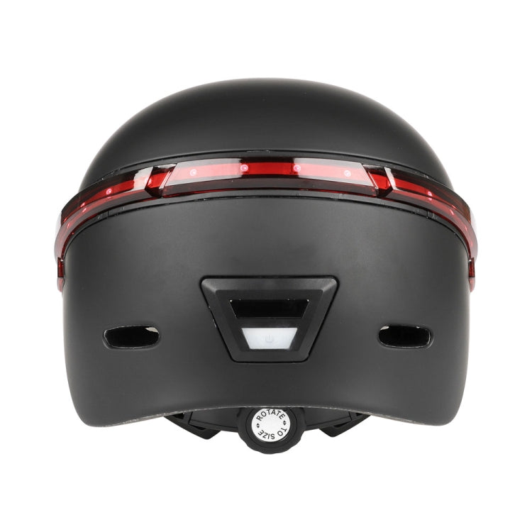 Cycling Helmet Ultralight Bicycle Helmet with Warning Light Remote Control, Cycling Helmet (Black), Cycling Helmet (White)