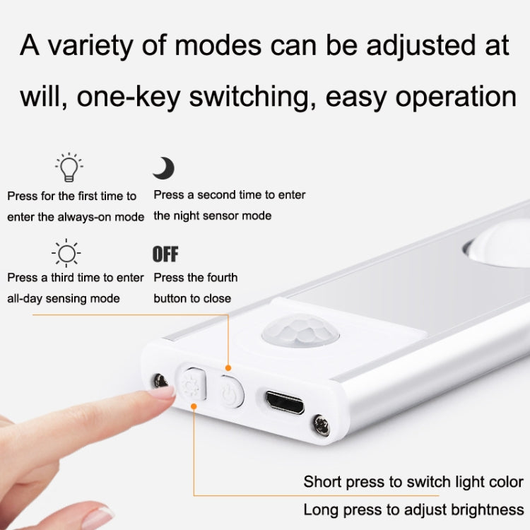 Ultra-thin Smart LED Human Body Sensor Light Bar, Length:, 30cm, 40cm