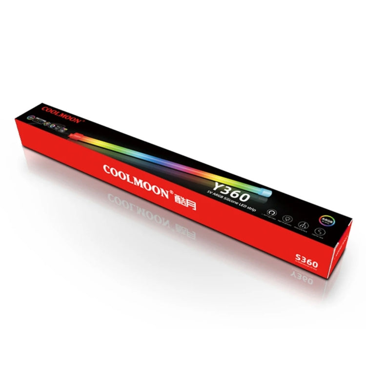 ARGB Chassis Light Bar Computer Decorative Silicone LED Lamp Strip, Y360 Round