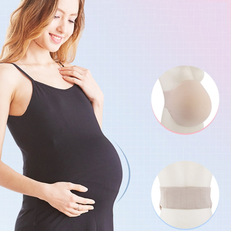 Memory Foam Pregnant Women Props Lightweight Breathable Simulation Fake Belly, S, M, L