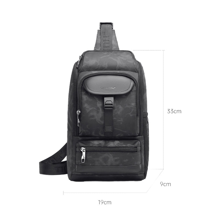 Tigernu T-S8182 Men Sports Chest Bag Waterproof Shoulder Bag, T-S8182 Black