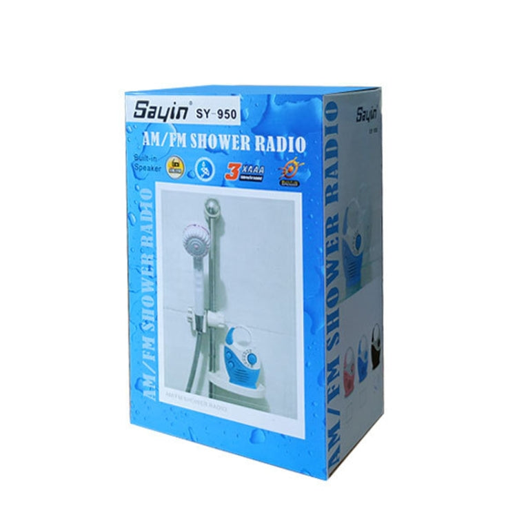 Sayin SY-950 Portable Waterproof Small Radio AM/FM Universal Band Elder Radio, SY-950 Blue, SY-950 Black