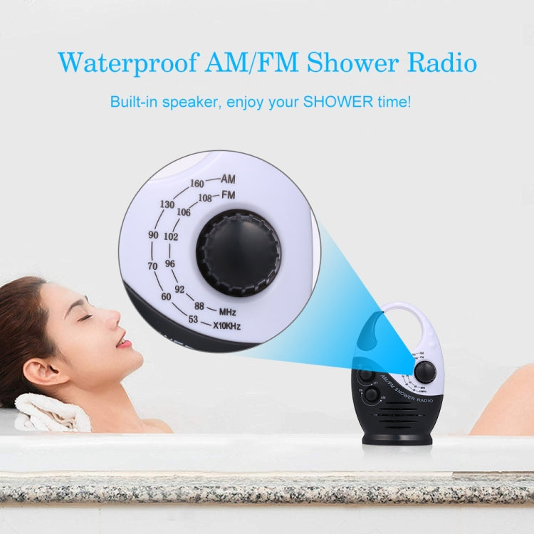 Sayin SY-950 Portable Waterproof Small Radio AM/FM Universal Band Elder Radio, SY-950 Blue, SY-950 Black