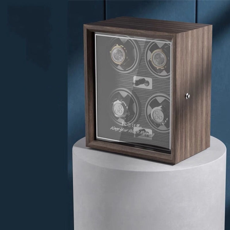 USB Automatic Mechanical Watch Shaker Watch Rotates Places Storage Box, 1 Watch Black, 1 Watch Red, 2 Watches Black, 2 Watches Red, 4 Watches Black, 4 Watches Red