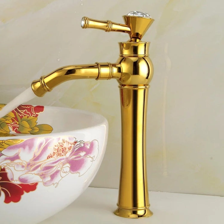 All Bronze Bathroom Basin Hot And Cold Water Faucet, Style:, Electroplated Short Model, Electroplated Short Model+Water Inlet Pipe, Electroplated High Model, Electroplated High Model+Water Inlet Pipe, Gold Short Model, Gold Short Model+Water Inlet Pipe...