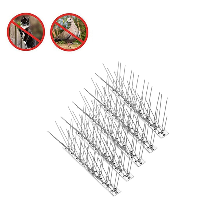 50cm Long Bird Repellent Anti-cat Thorn Stainless Steel Anti-bird Thorn, 10 PCS 50cm Long