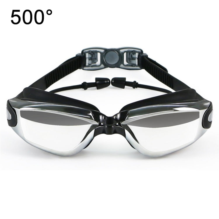 HAIZID HD Anti-fog Waterproof Myopia Swimming Goggles, Optical Black, Optical Blue, Optical Pink, Optical Gray, Plating Black, Plating Gray, Plating Blue, Plating Pink, Myopia 150 Degrees, Myopia 200 Degrees, Myopia 250 Degrees, Myopia 300 Degrees     ...