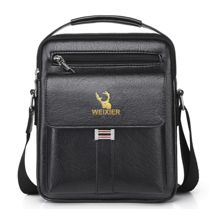 WEIXIER D245 Men Business Bag Large Capacity Shoulder Backpack, D245 Black, D245 Light Brown, D245 Dark Brown