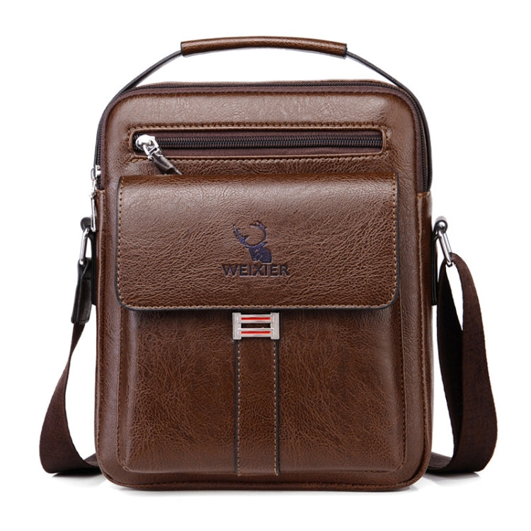 WEIXIER D245 Men Business Bag Large Capacity Shoulder Backpack, D245 Black, D245 Light Brown, D245 Dark Brown