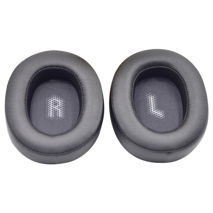 2pcs Headphone Cover Foam Cover for JBL E55BT, Color: Without LR, Black