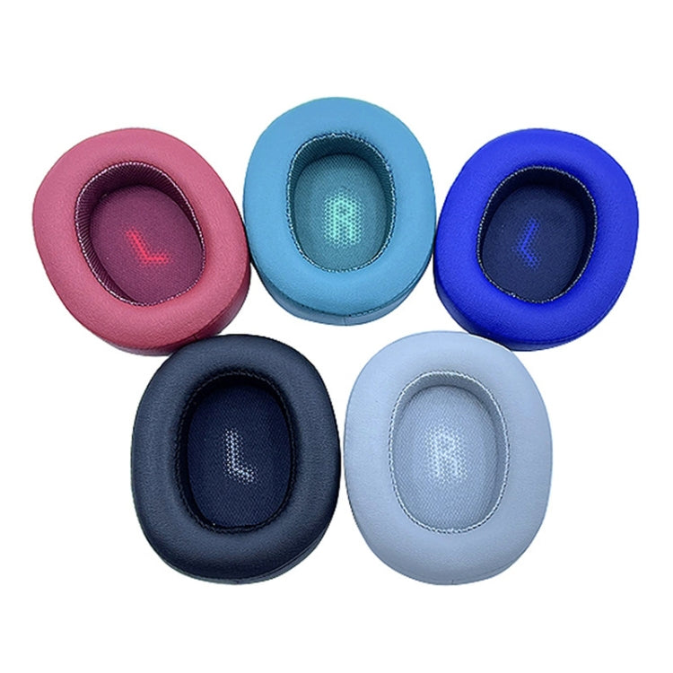 2pcs Headphone Cover Foam Cover for JBL E55BT, Color: Without LR, Black