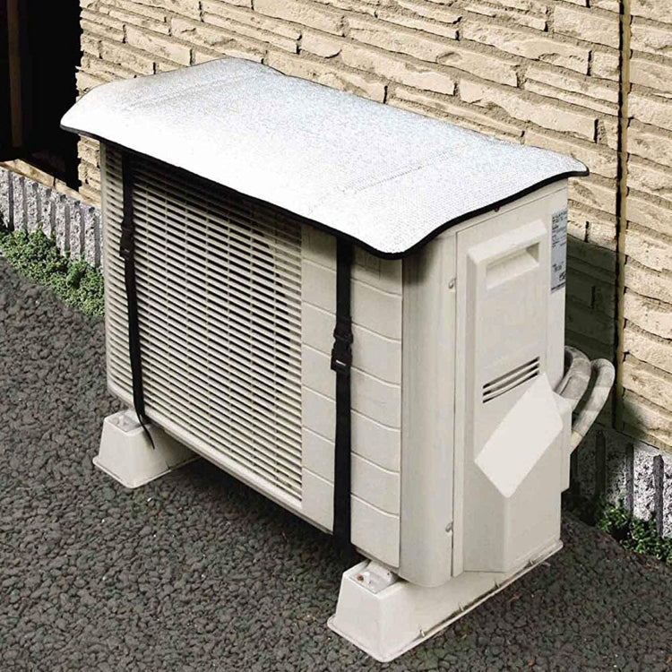 Universal Air Conditioner Cover  Aluminum Foil Composite Flame Retardant Rainproof  Cover, 80 x 40cm