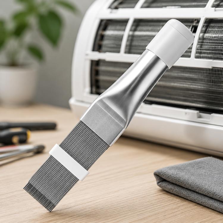 Air Conditioner Fin Cleaning Tool Coil Comb Folding Brush, Air Conditioner Fin Cleaning Brush
