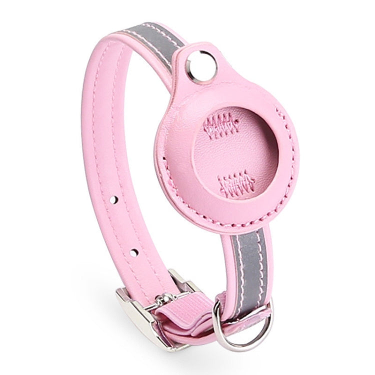 For AirTag 2nd Gen / AirTag 1st Gen Tracker Protective Cover Pet PU Collar, XS, M, S