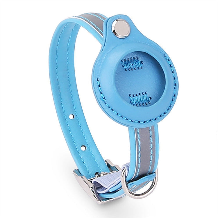 For AirTag 2nd Gen / AirTag 1st Gen Tracker Protective Cover Pet PU Collar, XS, M, S